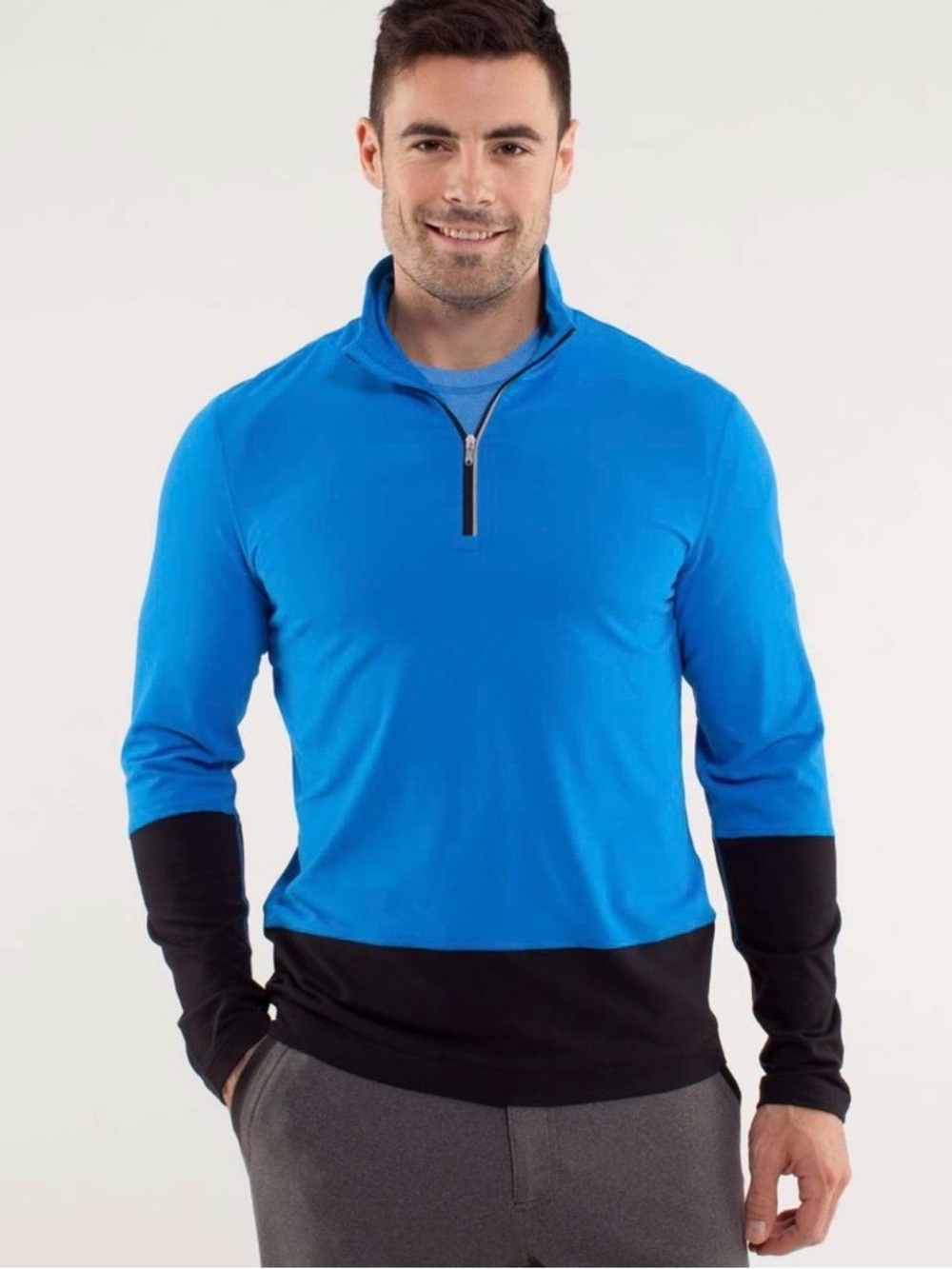Men's Lululemon Speed 1/2 Zip Beaming Blue